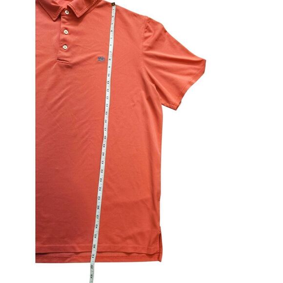 Southern Tide Club men's 2XL performance polo stretch skipjack Logo Pink - Picture 5 of 7